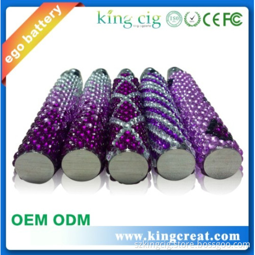 2013 Hottest EGO Diamond Battery for E-Cigarette with CE RoHS